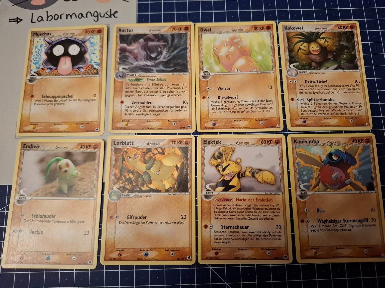 Pokémon Sammelbilder & Trading cards: Pokemon diverse Delta Species Karten - DEU – Gebraucht aus Fällanden von Labormanguste 4