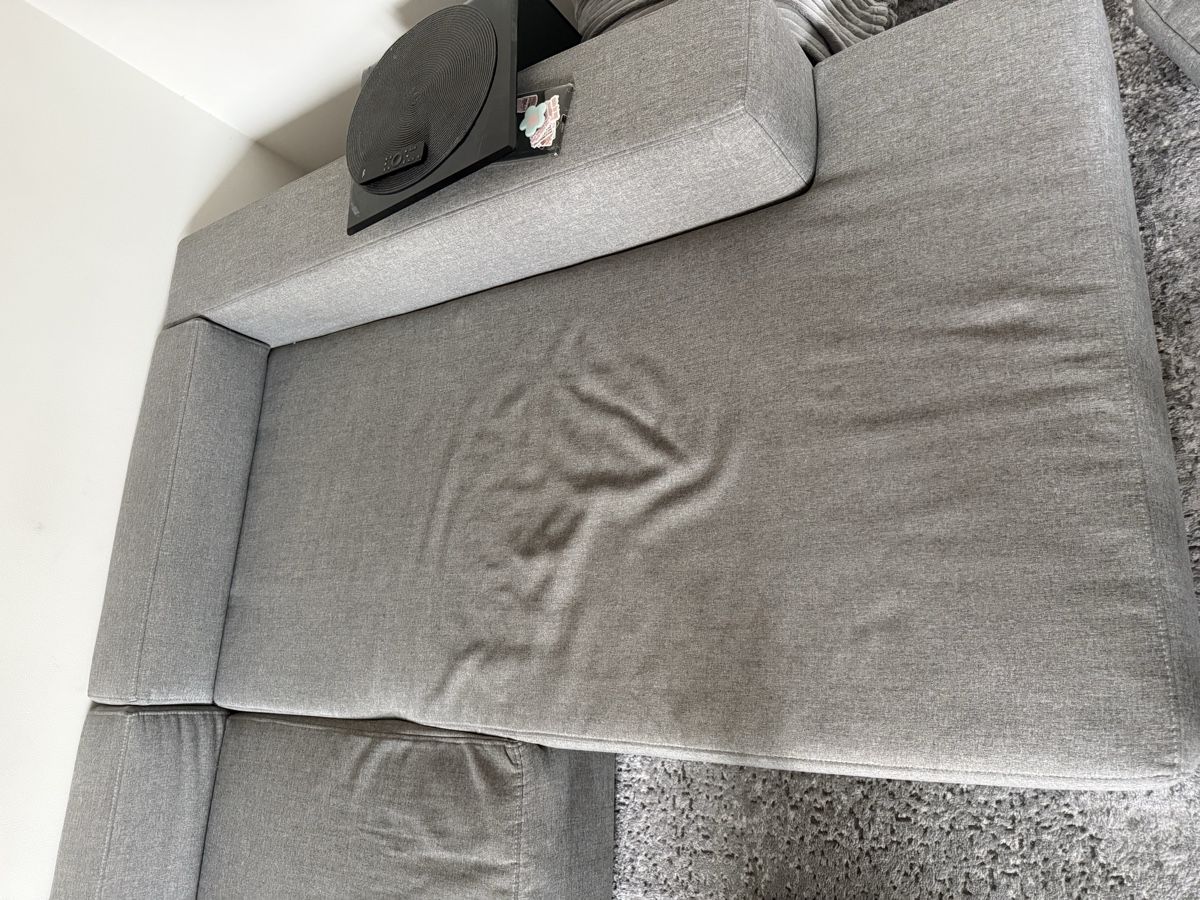 Divani: Ecksofa grau mit Chaiselongue – Usato da Zürich venduto da larrysells 3