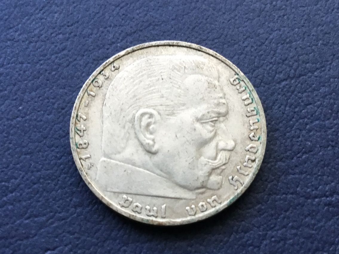 Tutti le monete: 2 Reichsmark 1937 F. – Usato da St. Margrethen SG venduto da alfapeugeot10 2