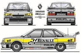Blechschild-RENAULT 2L TURBO