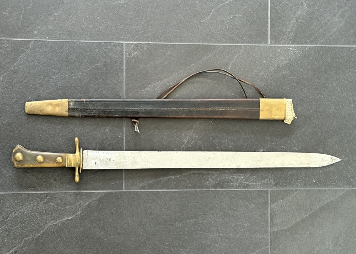 Stichwaffen: Faschinenmesser ca. frühe 1800er – Gebraucht aus Goldach von igwhitestar