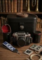 EXA 1b camera set – DDR vintage reflex mirror classic