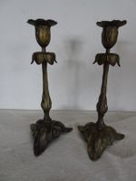 Jugendstil Messing Kerzenstöcke