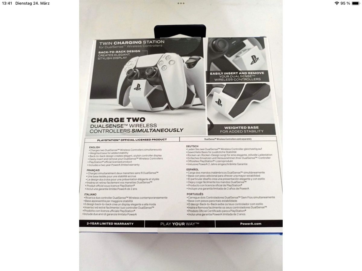 Sony Controller: Playstation Dualsense Controller + Ladestation Top! – Usato da Wangen b. Olten venduto da Zauberfee65 2