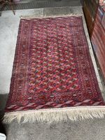Handgeknüpfter Orientteppich 163x250cm, rot-blau, 