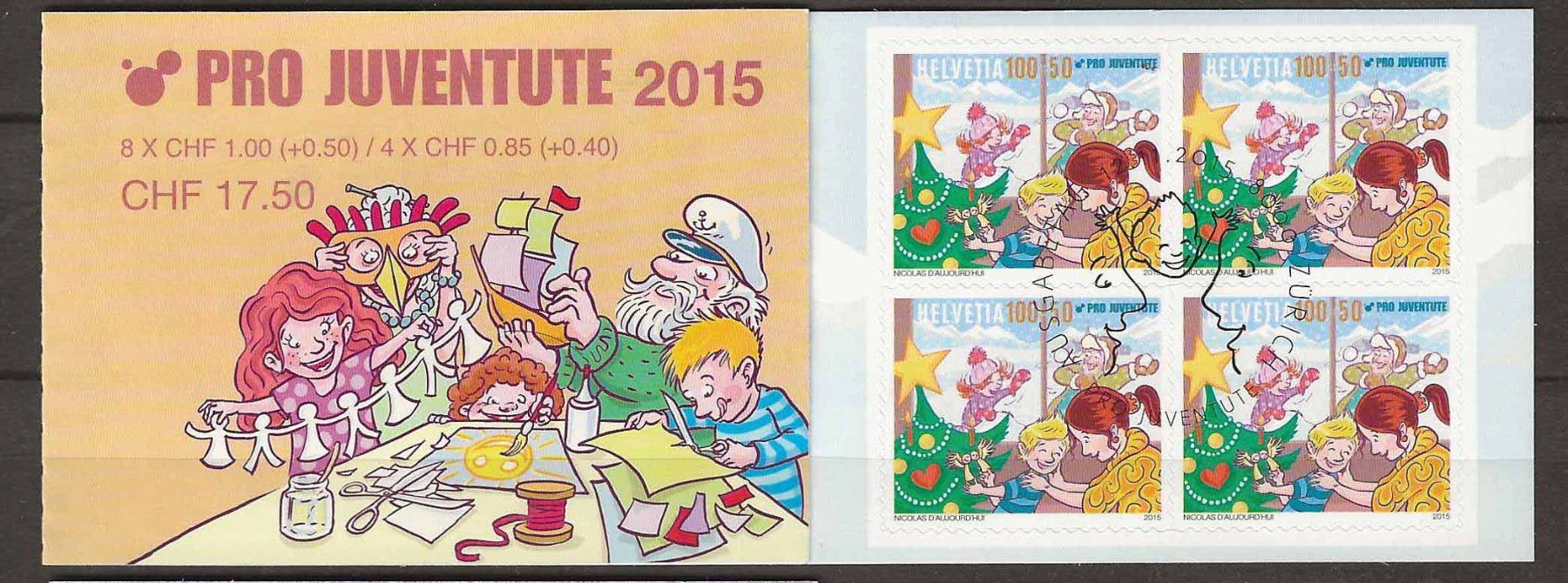 Tutti i francobolli: PJ2015 - Carnet Pro Juventute 2015 ET – Usato da Trélex venduto da Phil_Albert