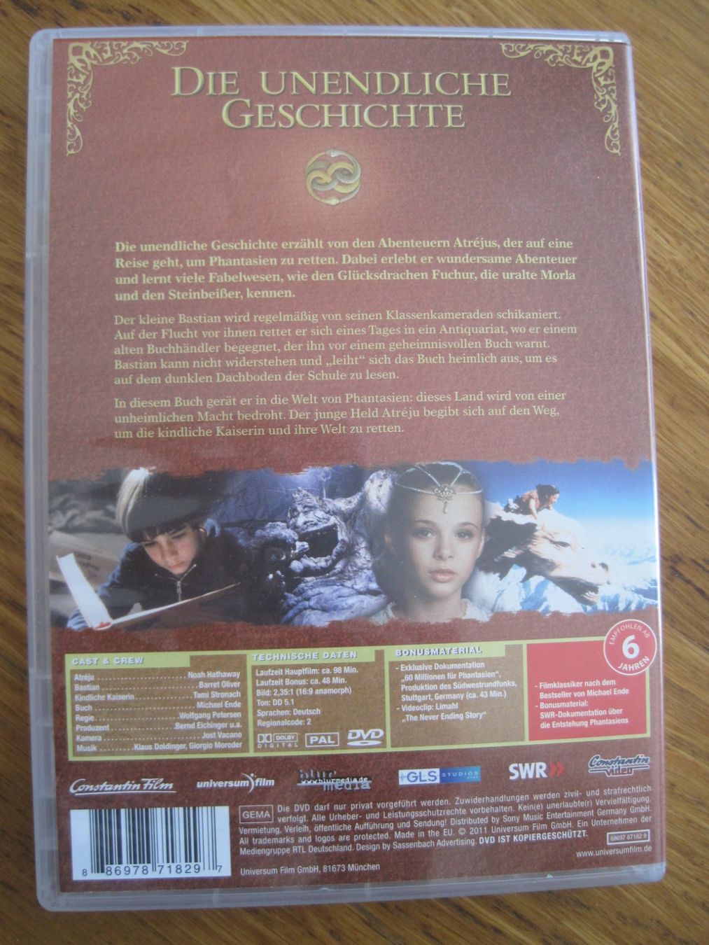 Alle DVDs: Die Unendliche Geschichte 1984  DVD – Gebraucht aus Gossau SG von Noryflory 1
