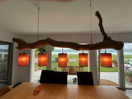 Lampe aus Treibholz