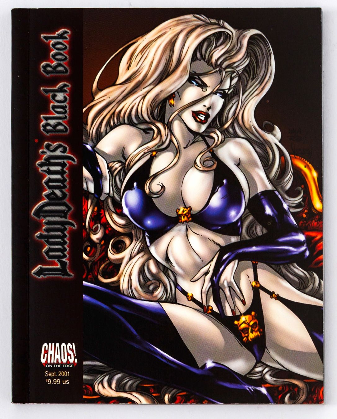 Comics: CHAOS! COMICS - LADY DEATH - BLACK BOOK - REG+VARIANT+SIGNED – Gebraucht aus St. Gallen von kobayashi-maru 1