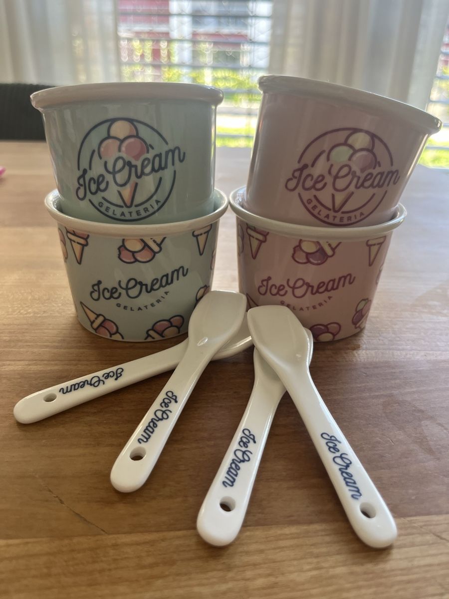 Set di piatti: Glace Becher Keramik – Usato da Bern venduto da noe_dv8j