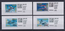 Flugpost Webstamps vom Air 14 PAYERNE FR