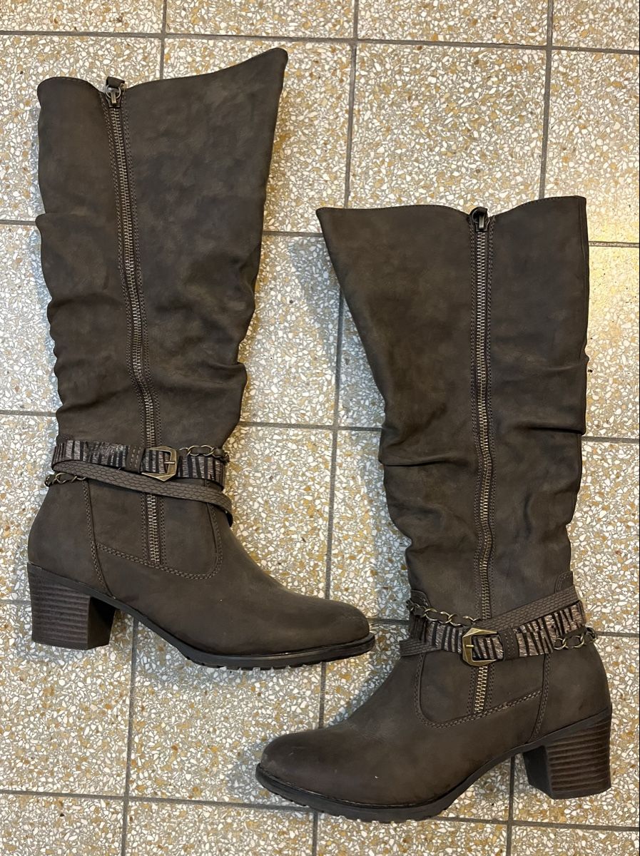 Scarpe da donna: Lederstiefel go soft braun Gr. 40 – Nuovo (secondo la descrizione) da Winterthur venduto da Ste_Uho