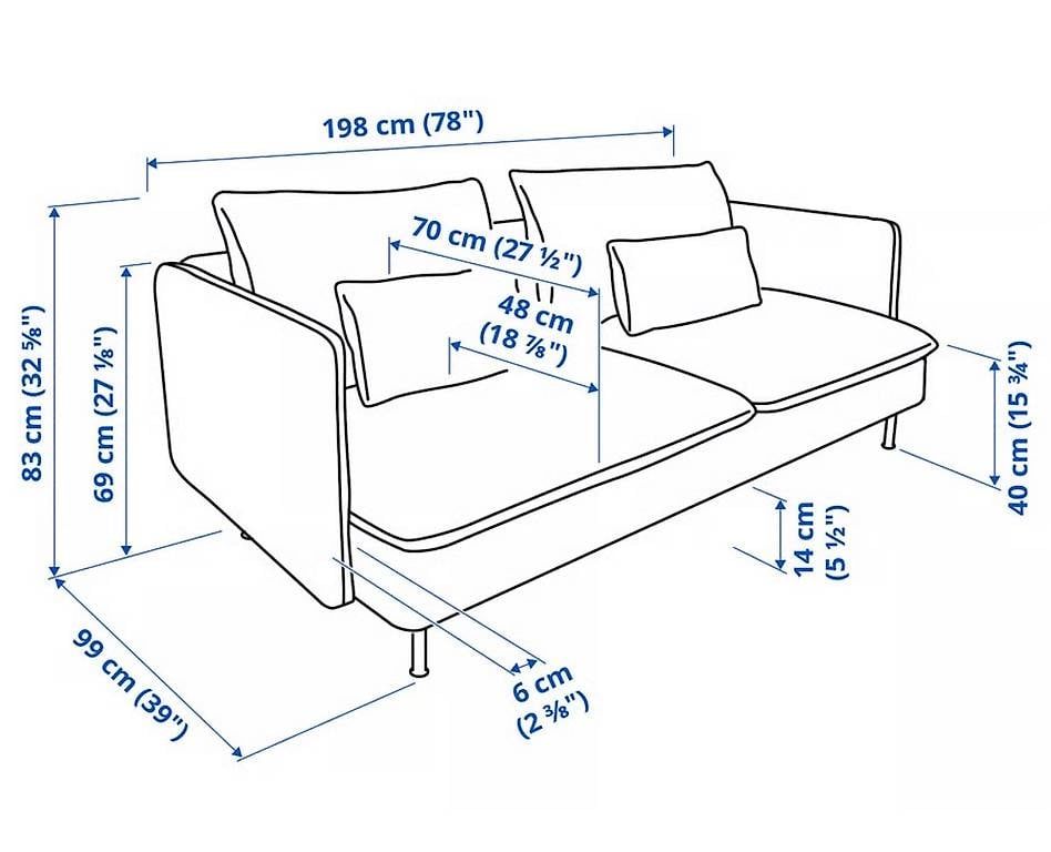 Ikea Divani: Canapé IKEA gris 3 places – Usato da Genève venduto da Antonio237 4