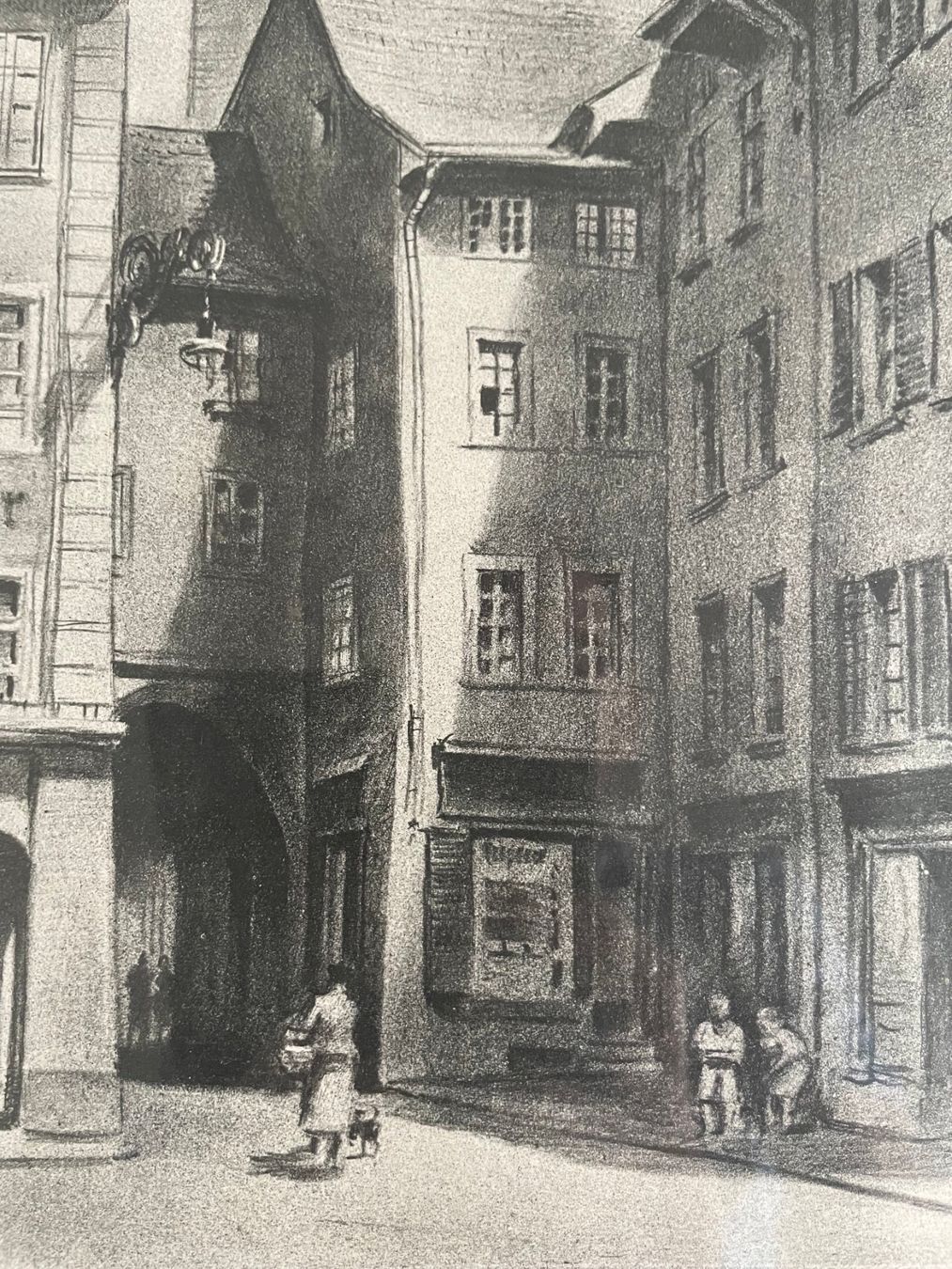 Grafica & Litografie: Solothurn, Bieltor - Lithographie Otto Ernst – Usato da Bern venduto da curtius01 2