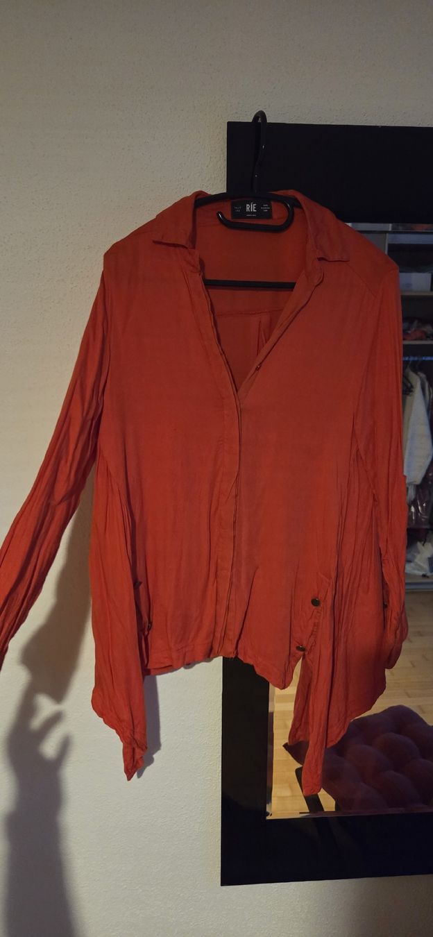 Camicette: Boho Hemd Ocker/ Orange Bluse – Usato da Horgen venduto da aiac0