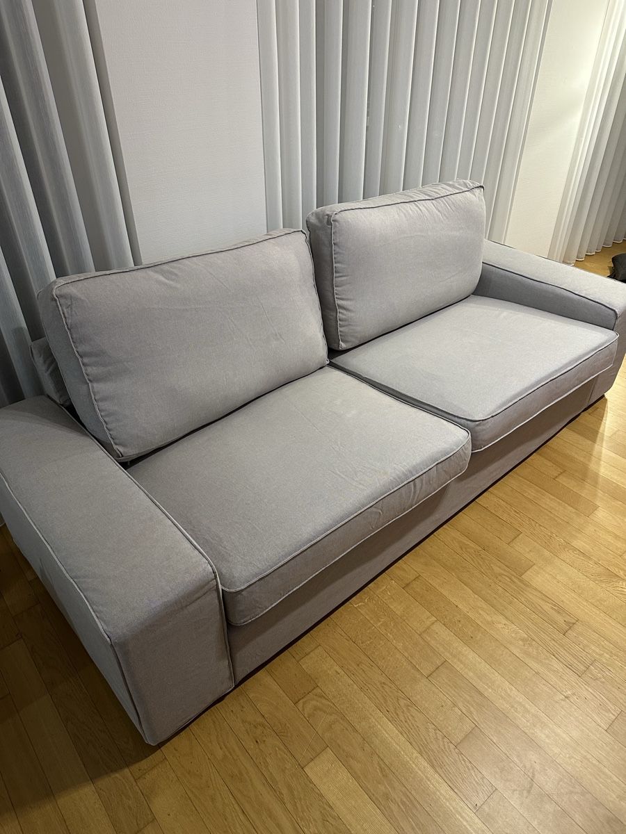 Divani: Ikea Sofa mit Sitzhocker - Grau – Usato da Dietikon venduto da Stale1987 3