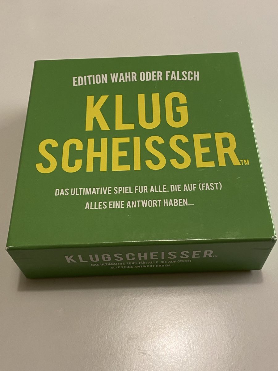 Giochi: Klugscheisser - Edition Wahr oder Falsch – Usato da Bern venduto da demalla