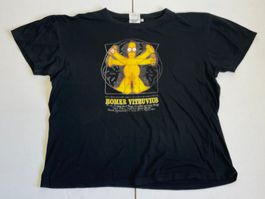 T-Shirt Simpson Homer Da Vinci Gr. Boxy L