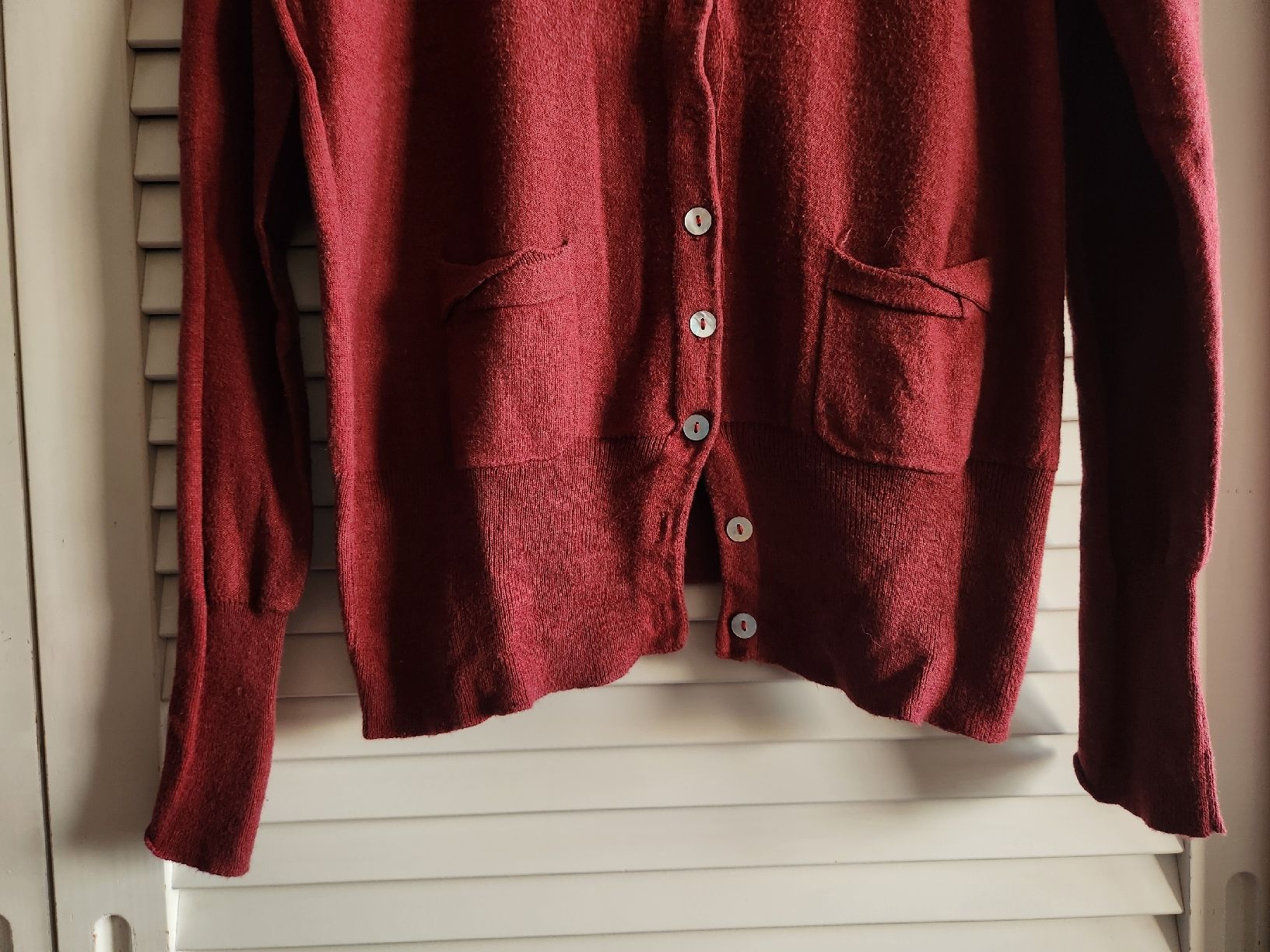 Pullover & Sweatshirts: Cotélac cardigan rouge rouille T.0 – Gebraucht aus Lausanne von man_rw9q 3