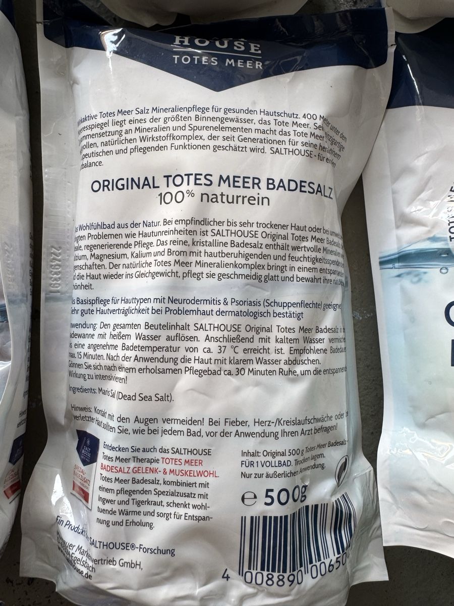 Altro per la cura del corpo: Sel de la Mer Morte – Nuovo e nell'imballaggio originale da Schönenwerd venduto da Luparveen 2
