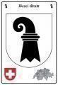 Insegne: Blechschild-WAPPEN BASEL STADT – Nuovo e nell'imballaggio originale da Rupperswil venduto da big-one-sale