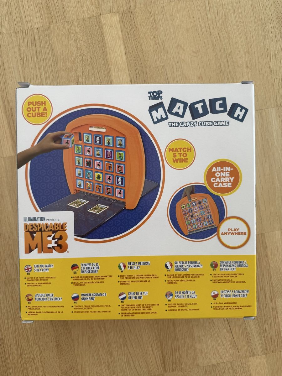 Giochi: Minions Despicable Me 3 MATCH The Crazy Cube Game – Nuovo e nell'imballaggio originale da Gipf-Oberfrick venduto da SecondHandMisc 2
