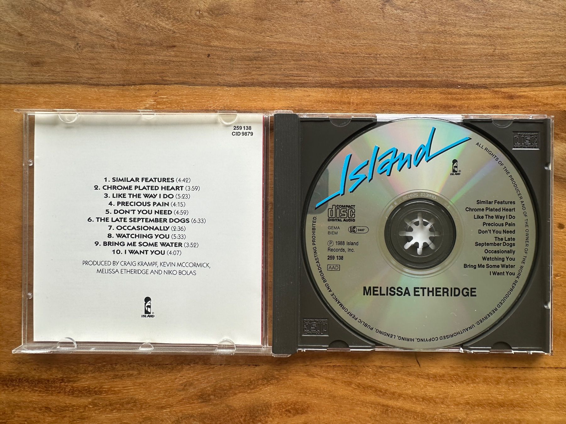 CDs: Melissa Etheridge - Melissa Etheridge (CD) – Gebraucht aus Horgen von flyingpenguin2000 1