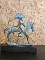Bronze-etruskisches Pferd Reiter-Skulptur aus Bronze 1970
