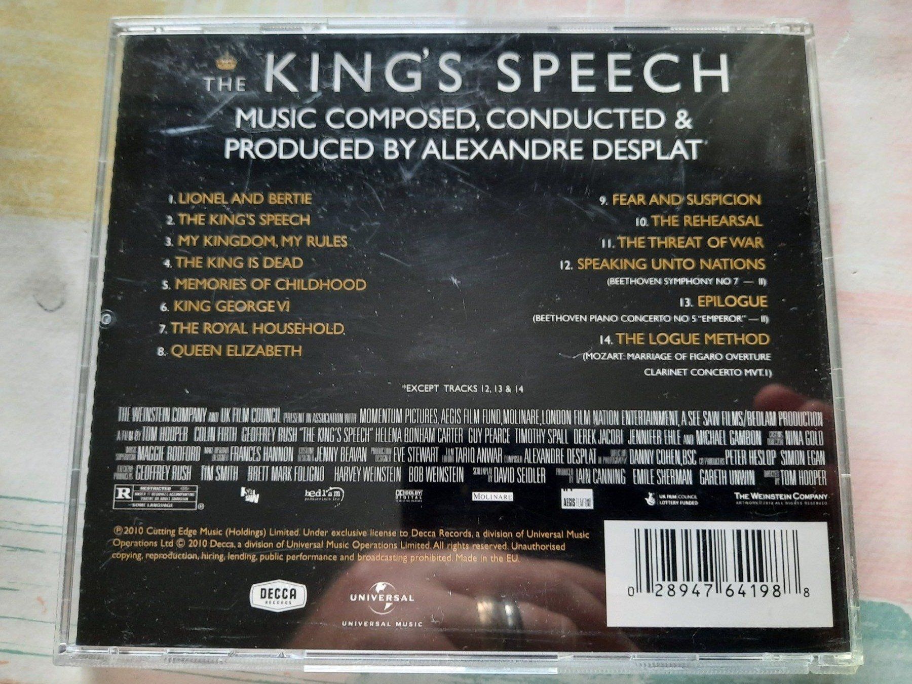 CD: Cd Original soundtrack - The King's speech  – Usato da Pully venduto da bro_n52j 1