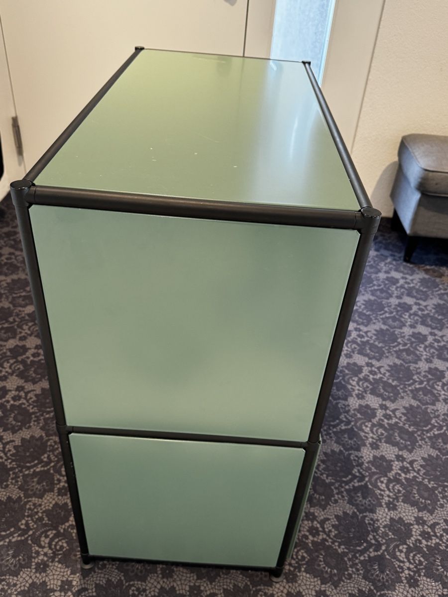 Pfister Regale: Pfister  system 4 Sideboard Quadro ,dark green – Gebraucht aus Jonen von chrispluess 1