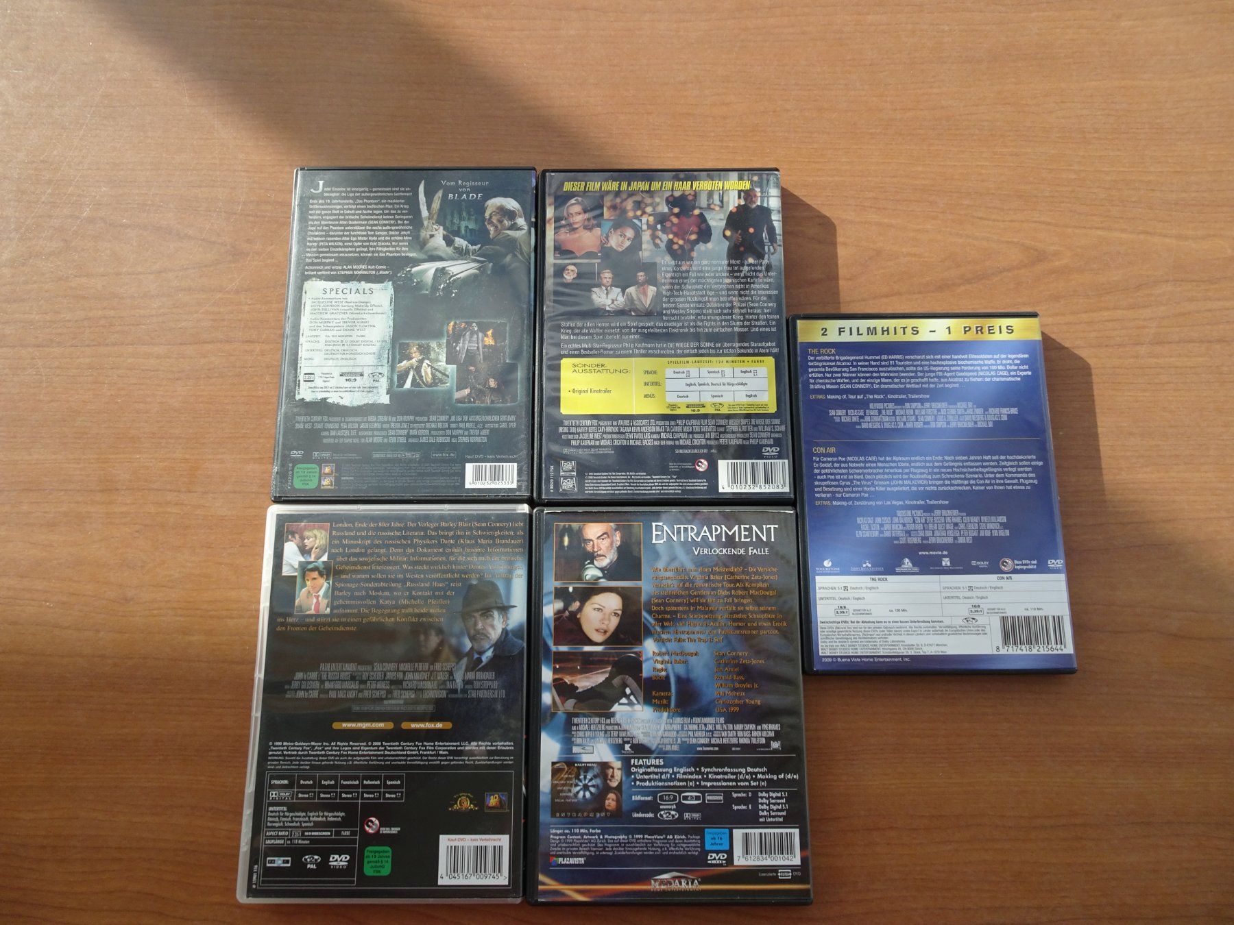 Tutti i DVDs: Sean Connery Filme – Usato da Schenkon venduto da Movieplanet 1