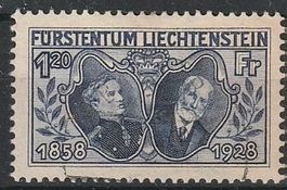 FL76 Postfrische marke Regierungsjubiläum 1.20 Fr  Kat. 85.-