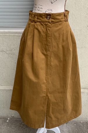 Splendide jupe midi LE MONT ST-MICHEL 100%coton t.36