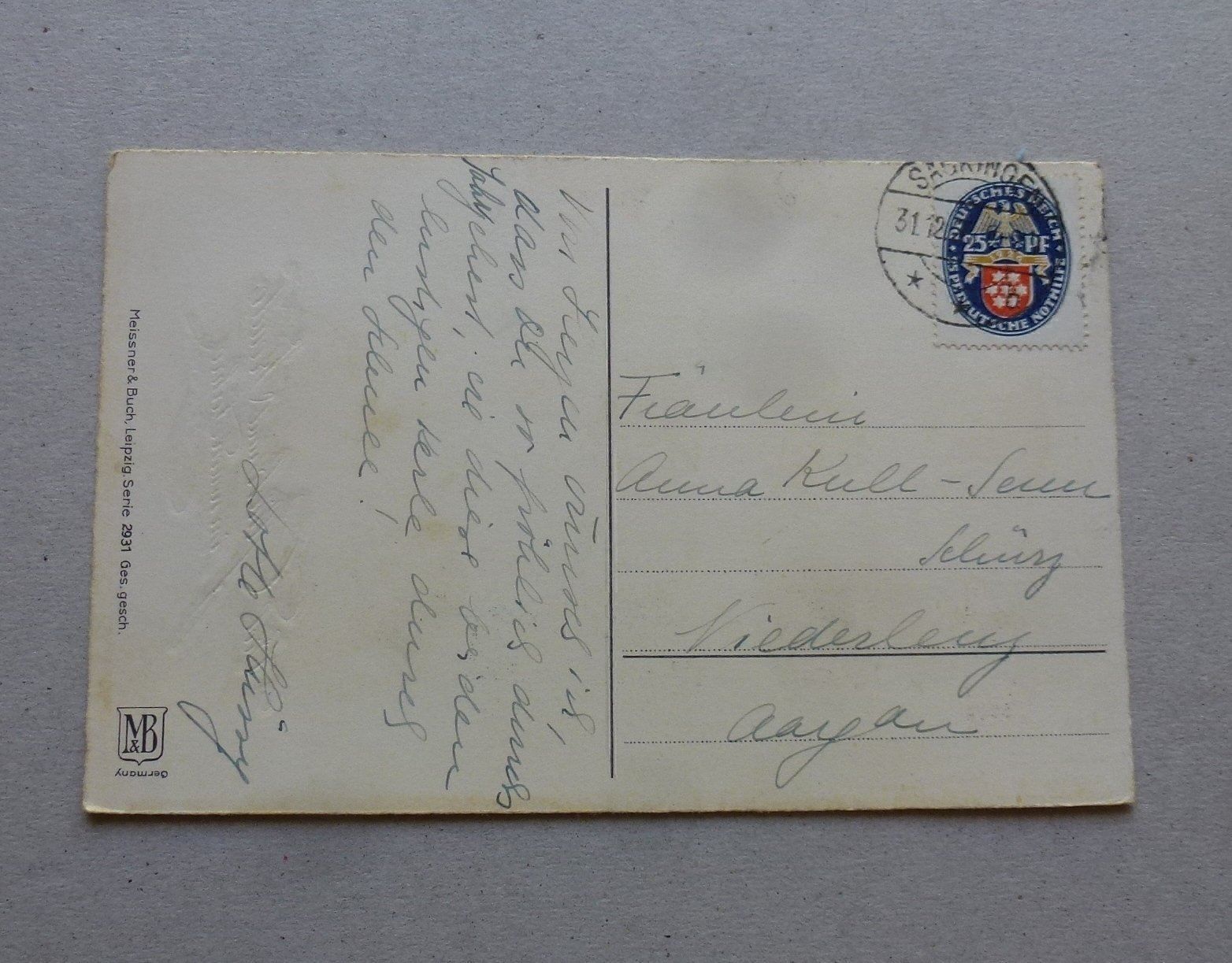 Tutti i francobolli: ++ Deutsche Nothilfe, Säckingen, 31.12.26 – Usato da Walkringen venduto da Casablanca777 4