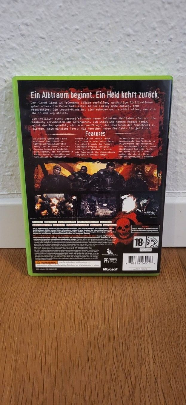 Microsoft Giochi: Xbox 360 - Gears of War – Usato da Münsingen venduto da Heroism2010 1