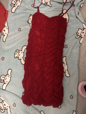Quiz Red Mini Dress UK 10 - Party Season Essential!