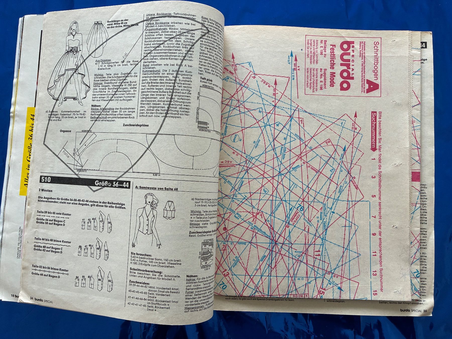 Schnittmuster: Burda spécial Abendmode 1992 Schnittmuster Design Nähen – Gebraucht aus Aarwangen von nemkin61 6