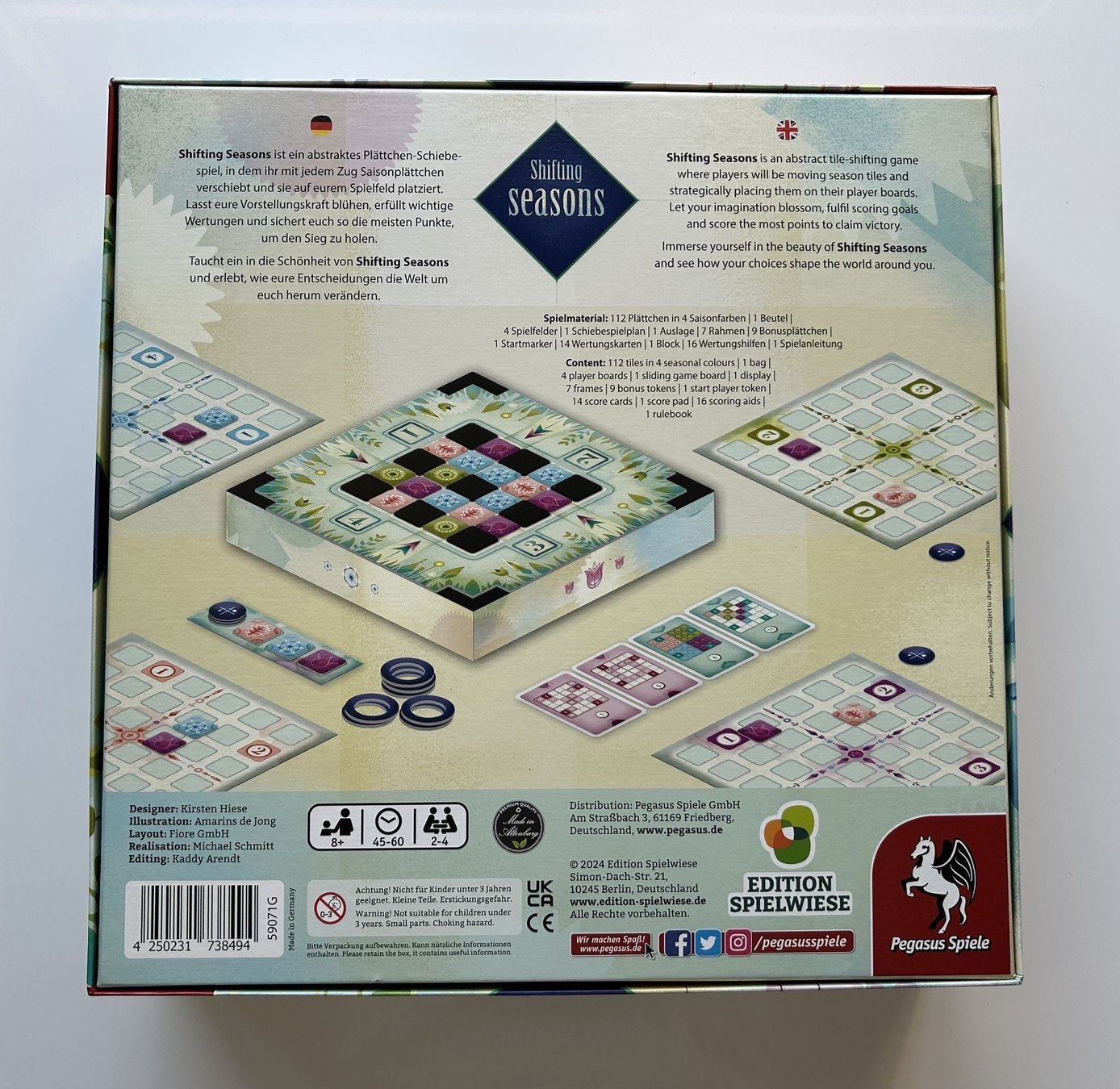 Pegasus Spiele Spiele: Brettspiel "Shifting Seasons" - Pegasus Spiele – Neu (gemäss Beschreibung) aus Baar von WhatTheFunk01 1