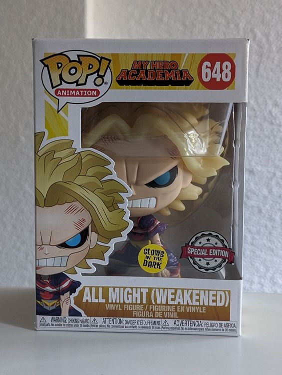 Funko Pop! - MHA - All Might Weakened (Glow) - 648 | Kaufen auf Ricardo