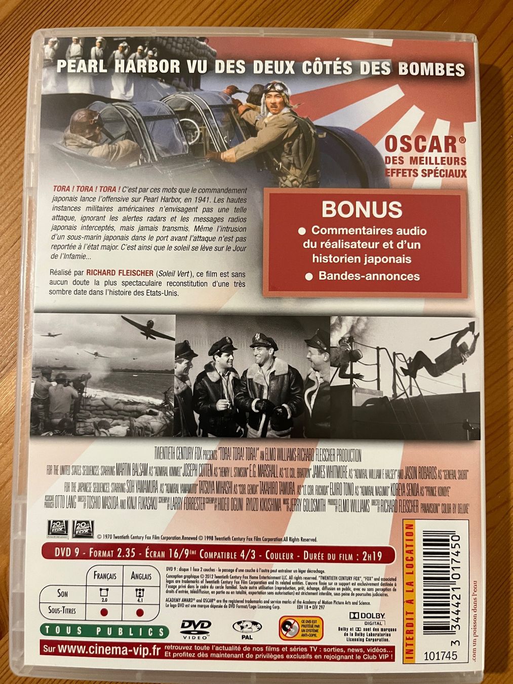 Tutti i DVDs: TORA! TORA! TORA! - RICHARD FLEISCHER – Usato da Lausanne venduto da sbar224 1