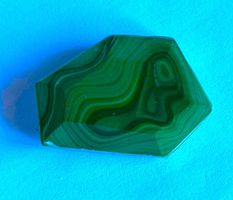 2  STEINE FÜR KETTE EDELSTEINKETTE  MALACHIT 100% ECHT GROSS