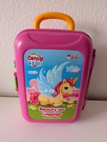 Kinder Spielzeug-Trolley / Koffer Pink Einhorn Candy & Ken