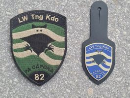 CH Armee / Badge / "LW Tng Kdo 82" / Abzeichen / mit Klett