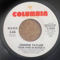 Johnnie Taylor - Your Love Is Rated X / US-Promo 1977