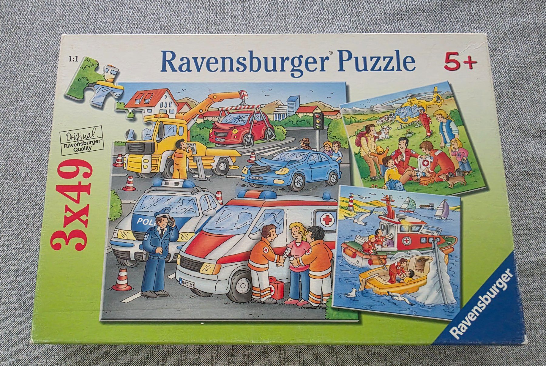 Ravensburger Puzzle: Set Puzzle 5+, 3x 49 Tl / pcs – Usato da Coldrerio venduto da dgv