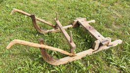 Alter Holzschlitten guter Zustand