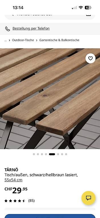 Tische: 2 Stück Gartentisch quadratisch – Neu und originalverpackt aus Niederuzwil von alexa1979 1