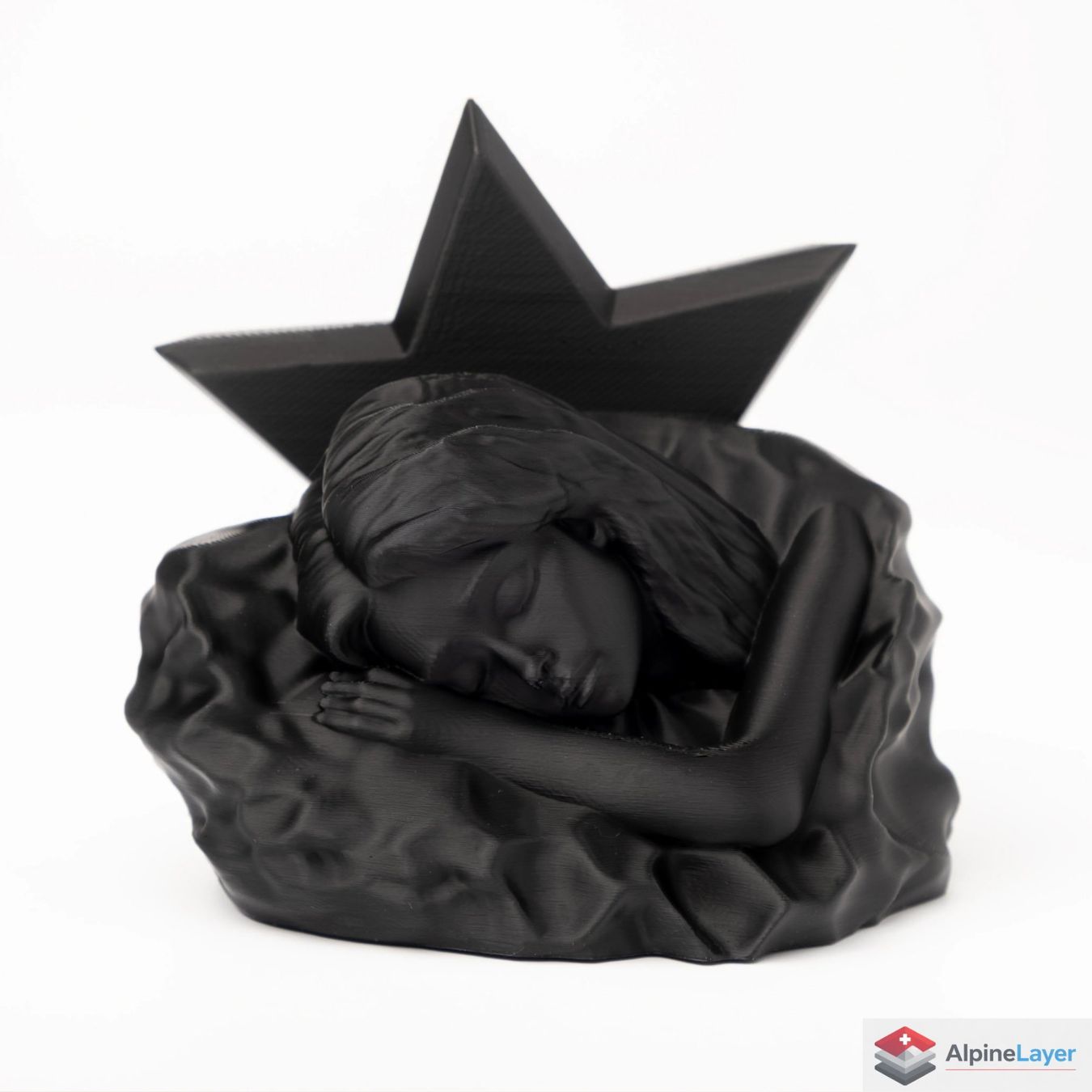 Sculture & Statue: Starlit Dreamer – Whimsical Celestial Figurine - 3D Printed – Nuovo (secondo la descrizione) da Losone venduto da AlpineLayer