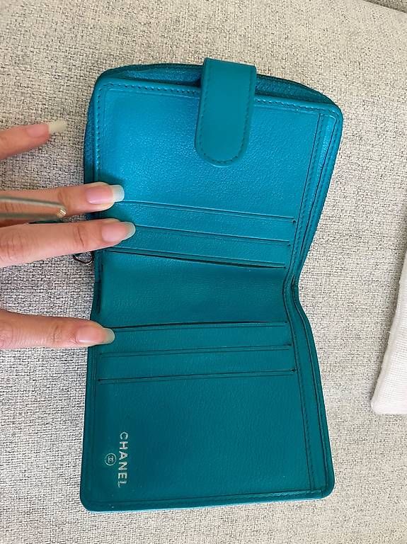 Portemonnaie: Porte feuille Chanel turquoise – Gebraucht aus Kerzers von hel_v8pr 2