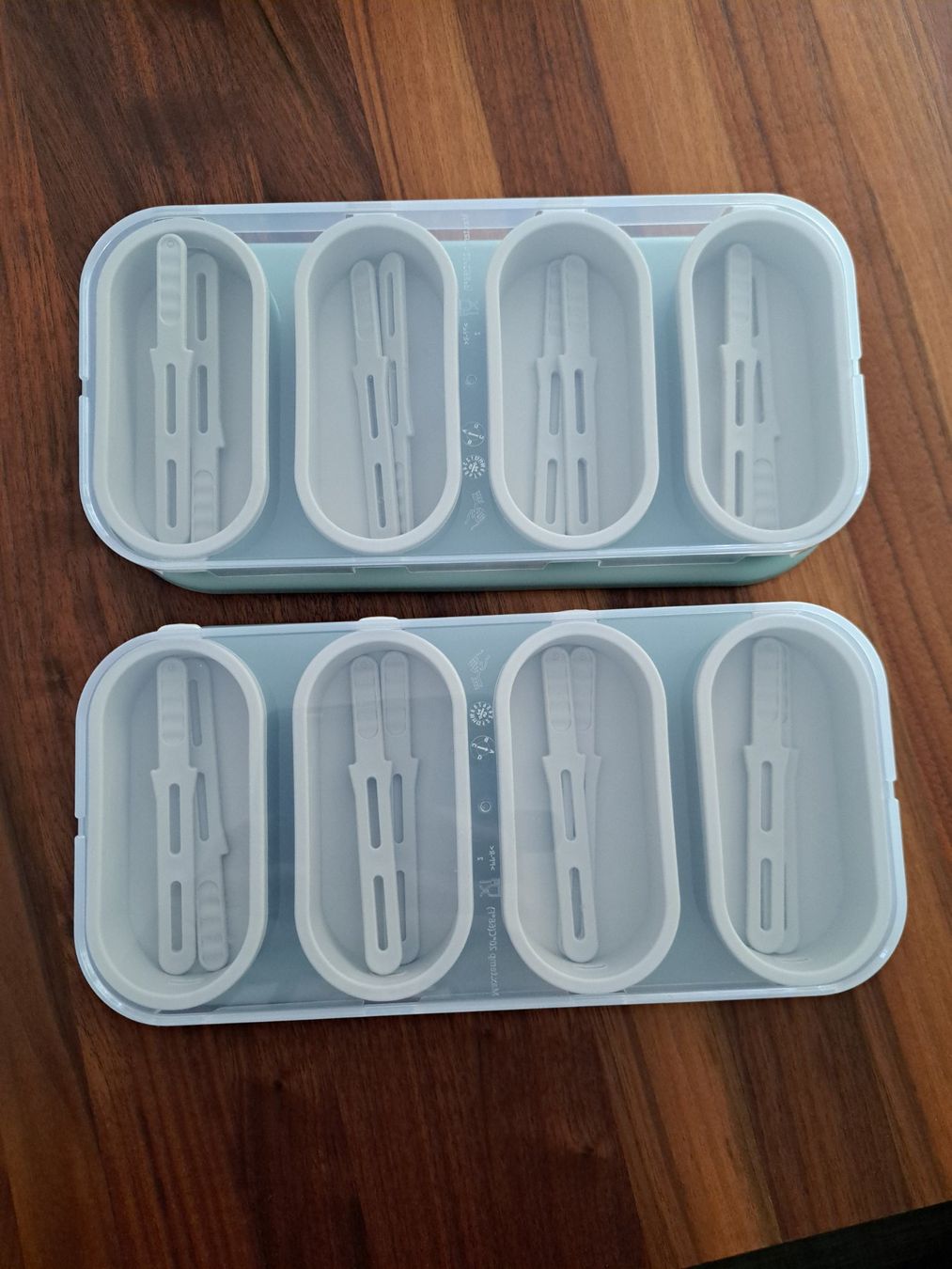 Ikea Behälter & Ähnliches: Glaceformen 2 × 4er Set – Gebraucht aus Perlen von Sarah1985